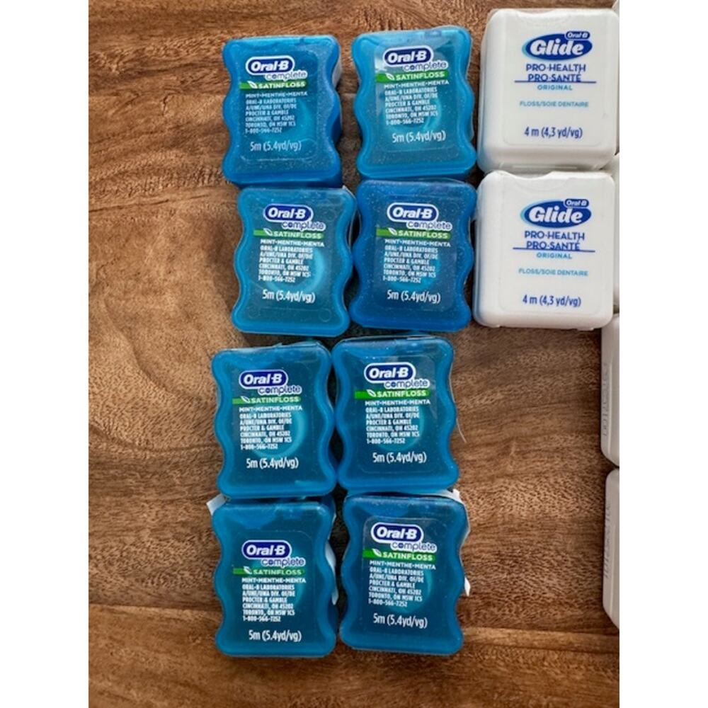 Oral-B Glide Original Formula Pro Health Floss DISCONTINUED RARE Lot of 44 - Picture 7 of 8